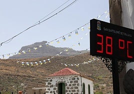 Gran Canaria es la olla de España con los 43,5 grados de Tasarte y este domingo llega lo peor