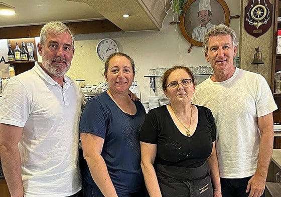 Fernando Clavijo junto a Alberto Núñez Feijóo durante su encuentro en Galicia.