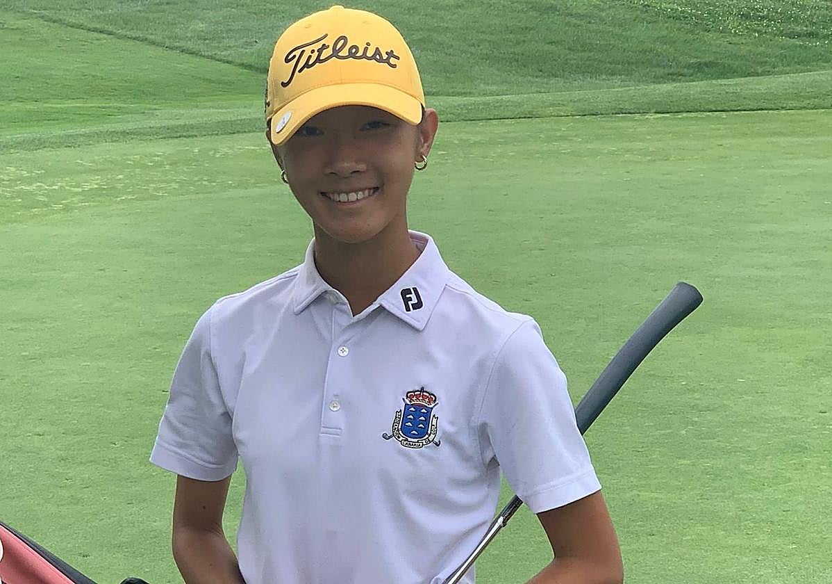 Isabel Martínez, brillante ganadora en su categoría de esta competición de pedigrí.