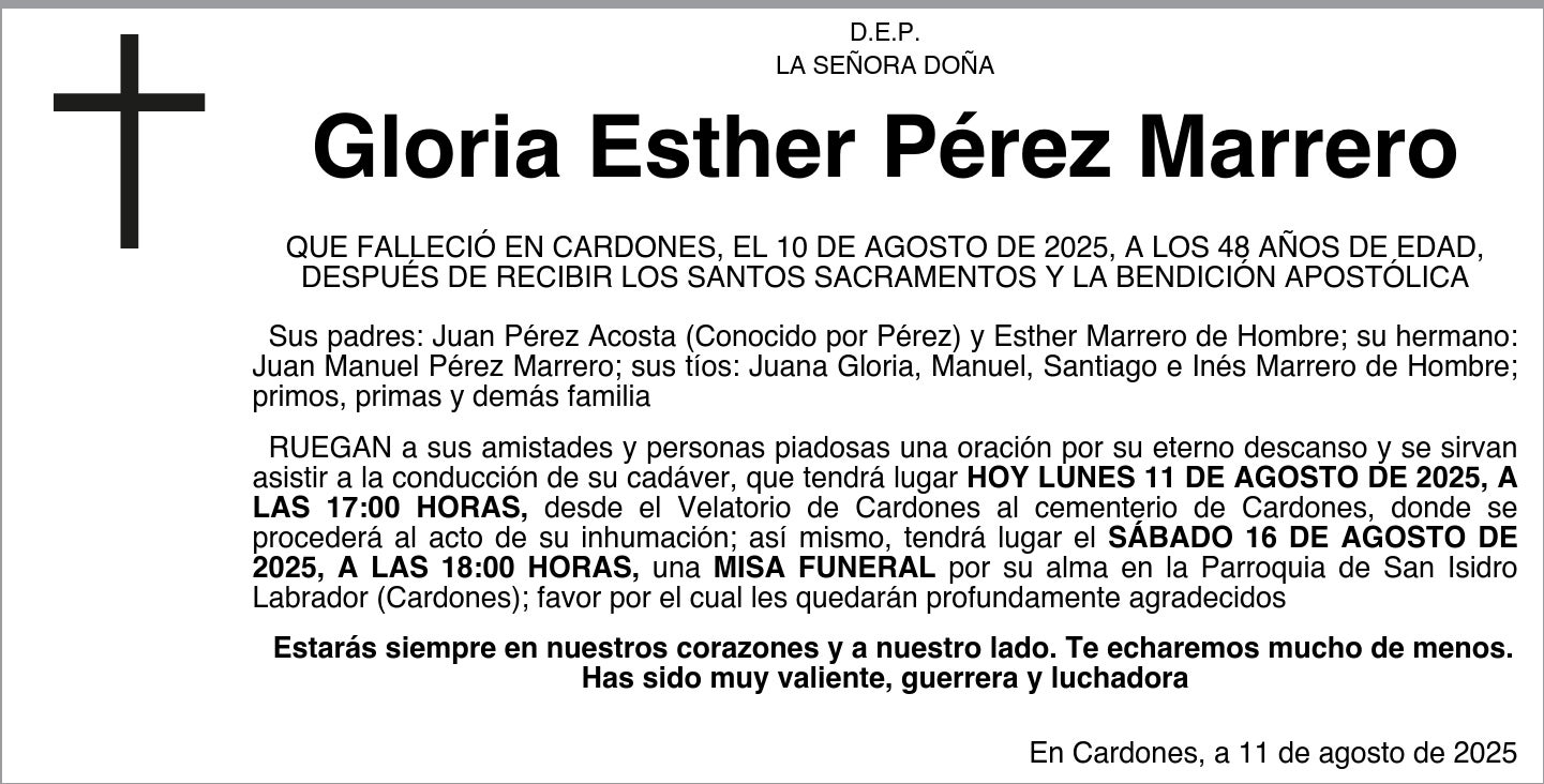 Gloria Esther Pérez Marrero