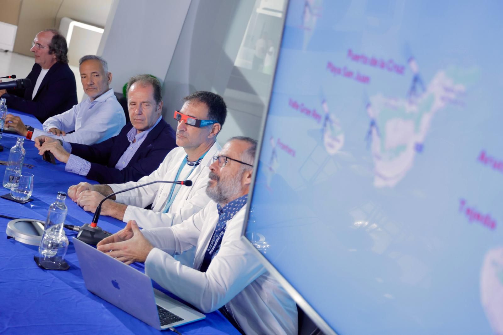 Así fue la presentación del trío ibérico de eclipses