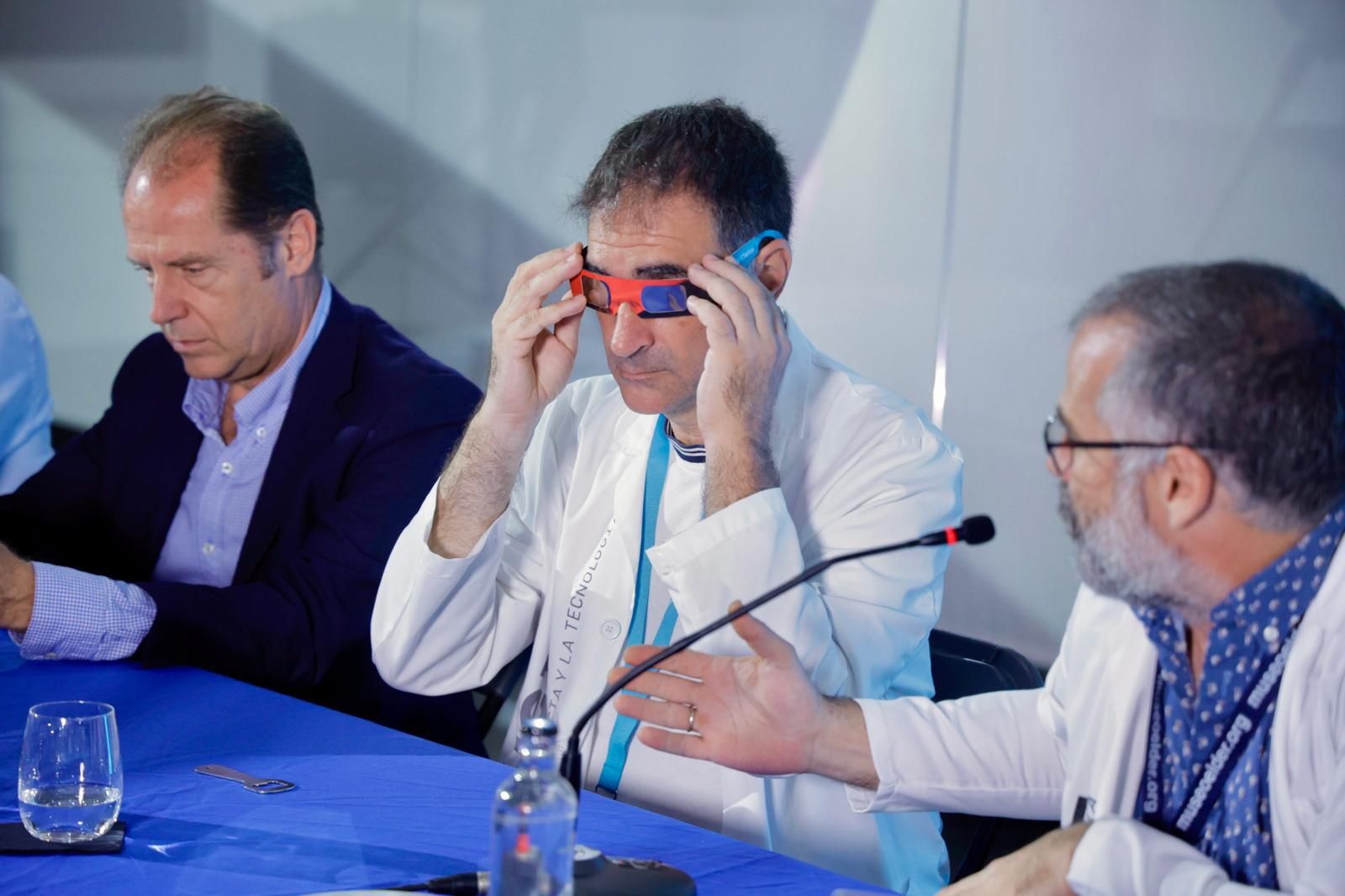 Así fue la presentación del trío ibérico de eclipses