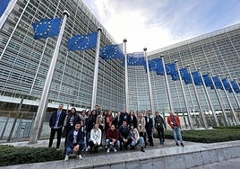 Participantes en una visita anterior al Parlamento Europeo.