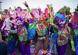 Uno de los actos del carnaval capitalino de 2025.