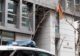 Imagen de la fachada de la Audiencia Nacional.
