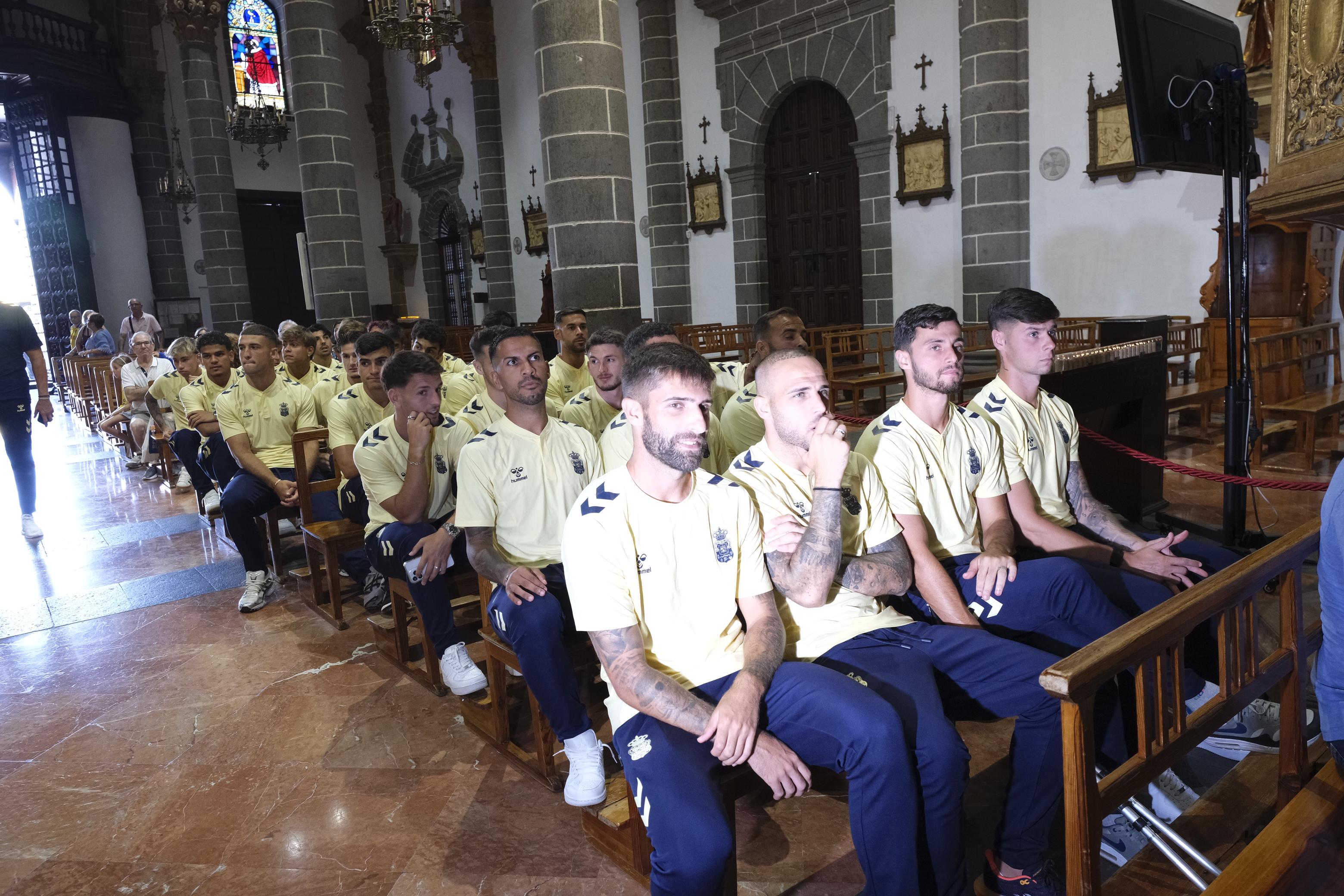 La UD visita Teror con ilusiones de Primera