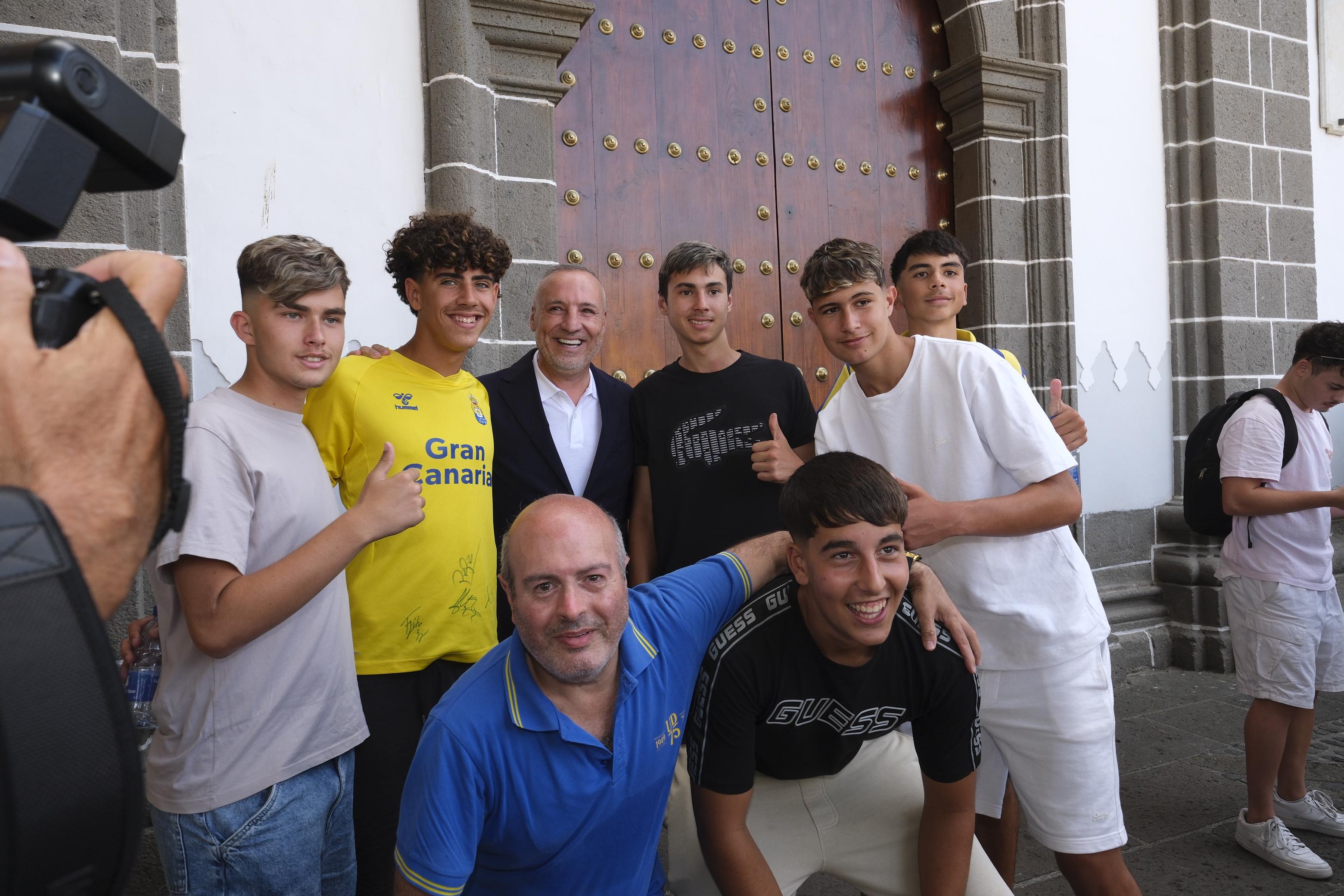 La UD visita Teror con ilusiones de Primera