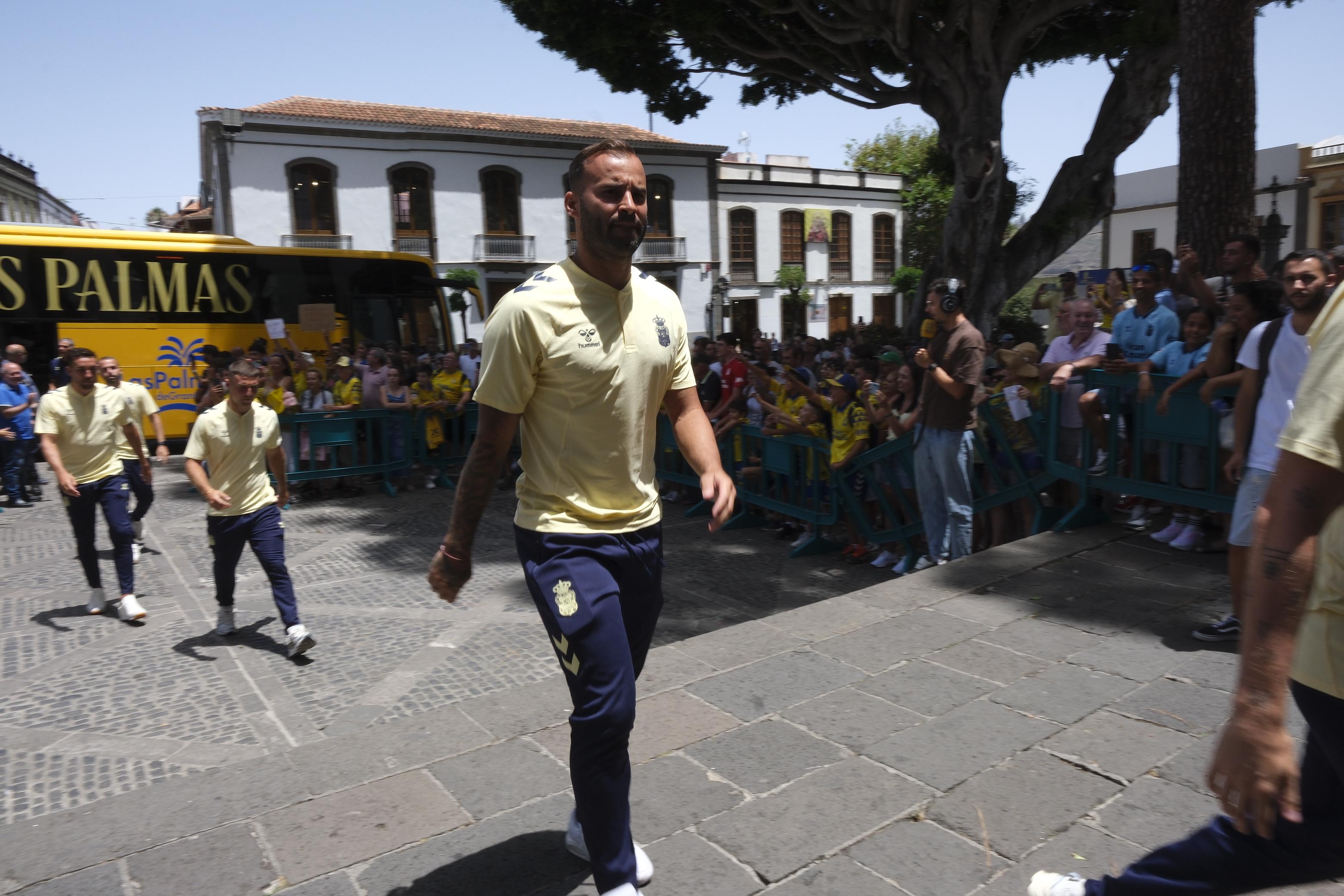 La UD visita Teror con ilusiones de Primera