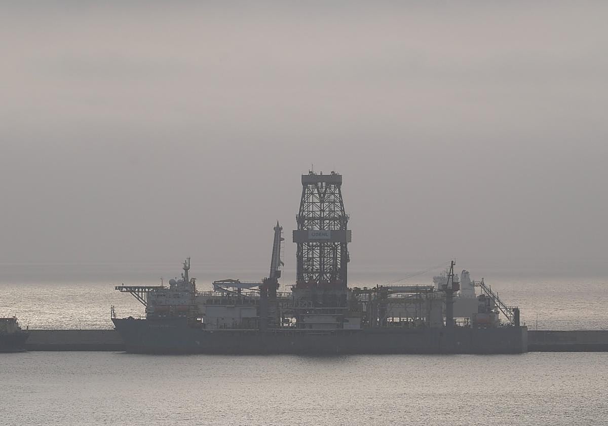 Imagen de la calima en Gran Canaria