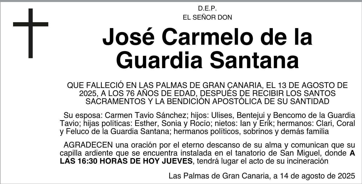 José Carmelo de la Guardia Santana