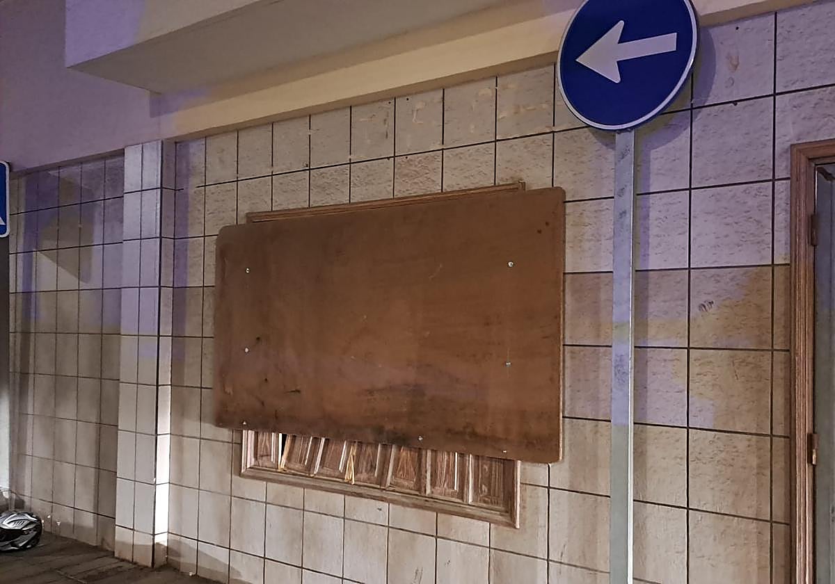 Lugar donde se produjo el impacto.