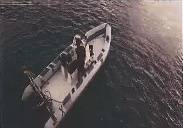 La neumática en la que se transportó la droga hasta Tenerife.