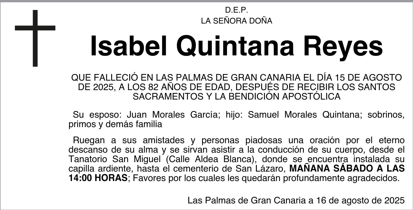 Isabel Quintana Reyes