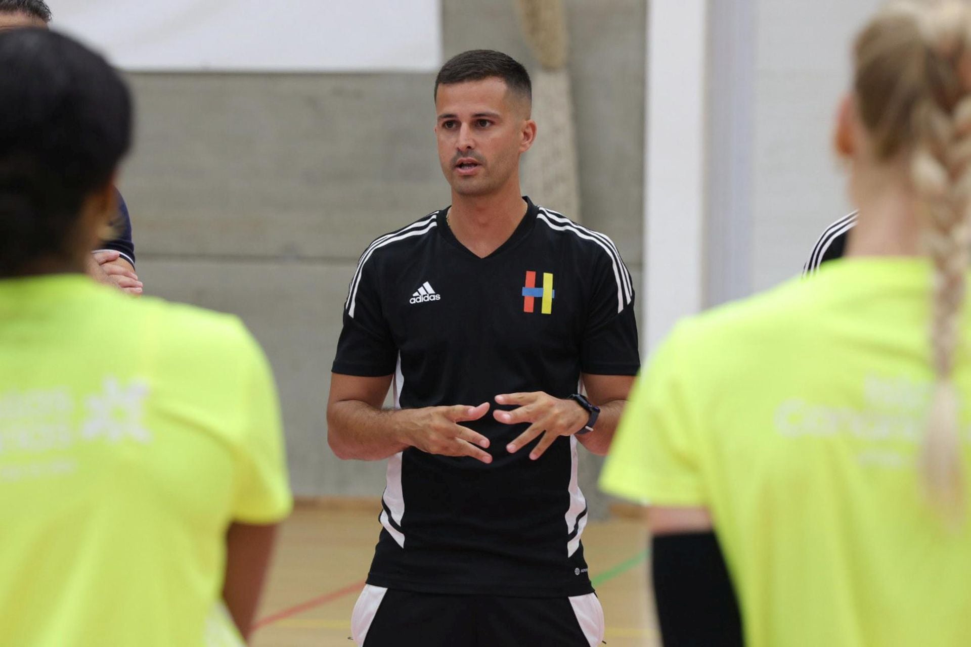 El primer entreno Heidelberg Voleibol, en imágenes