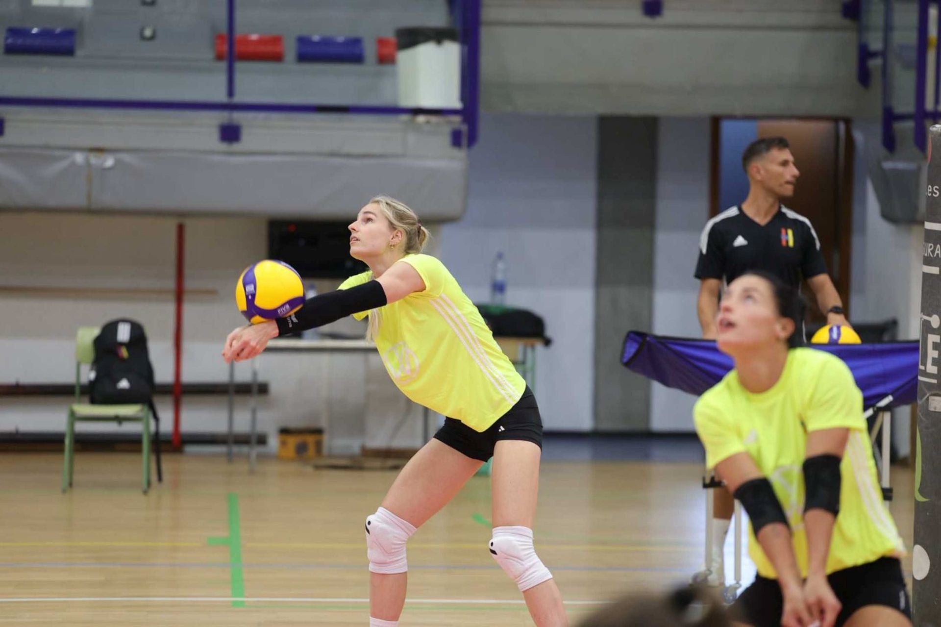El primer entreno Heidelberg Voleibol, en imágenes