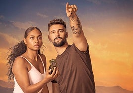 Imagen promocional de Nia y J Kbello en 'Hasta el fin del mundo'.