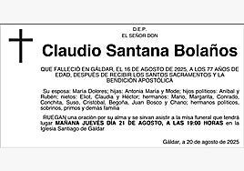Claudio Santana Bolaños
