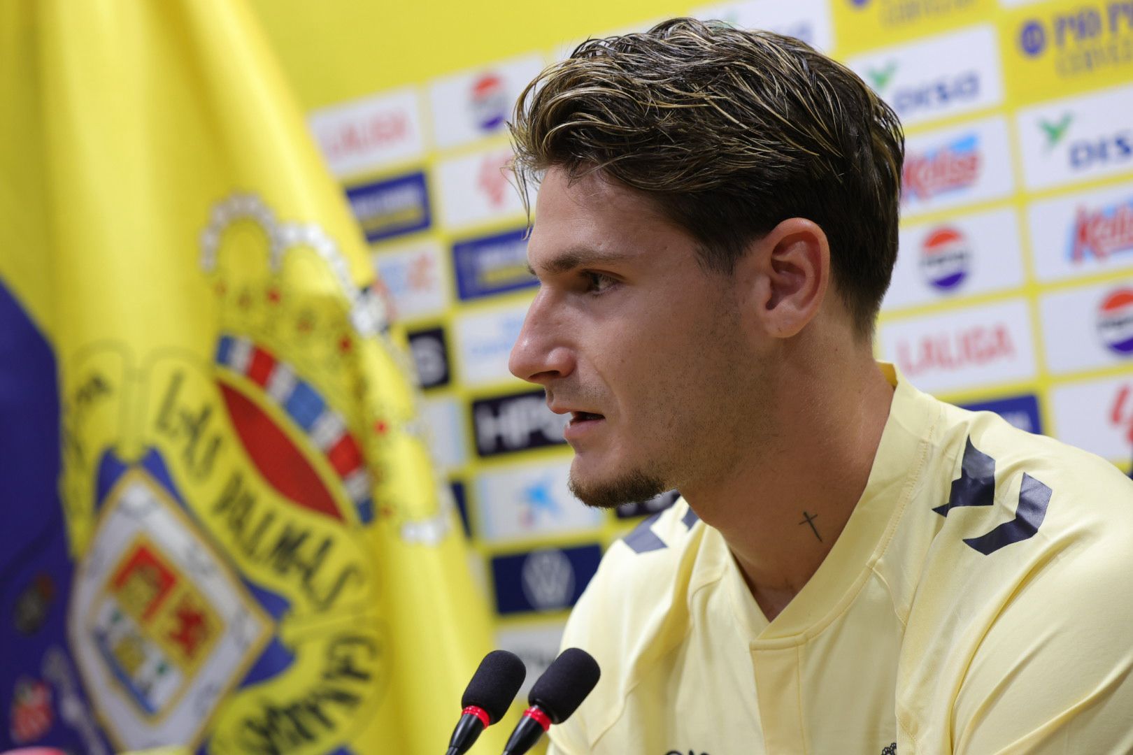 Cristian Gutiérrez, en rueda de prensa este jueves.