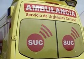 Imagen de archivo de una ambulancia del Servicio de Urgencias Canario (SUC).