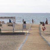 Espacio playero en Puerto del Carmen.