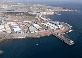 Imagen aérea del Puerto de Salinetas.