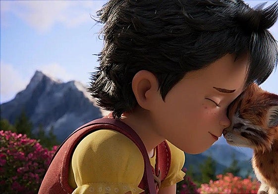 Una imagen de 'Heidi, el rescate del lince', que llega a los cines este viernes.