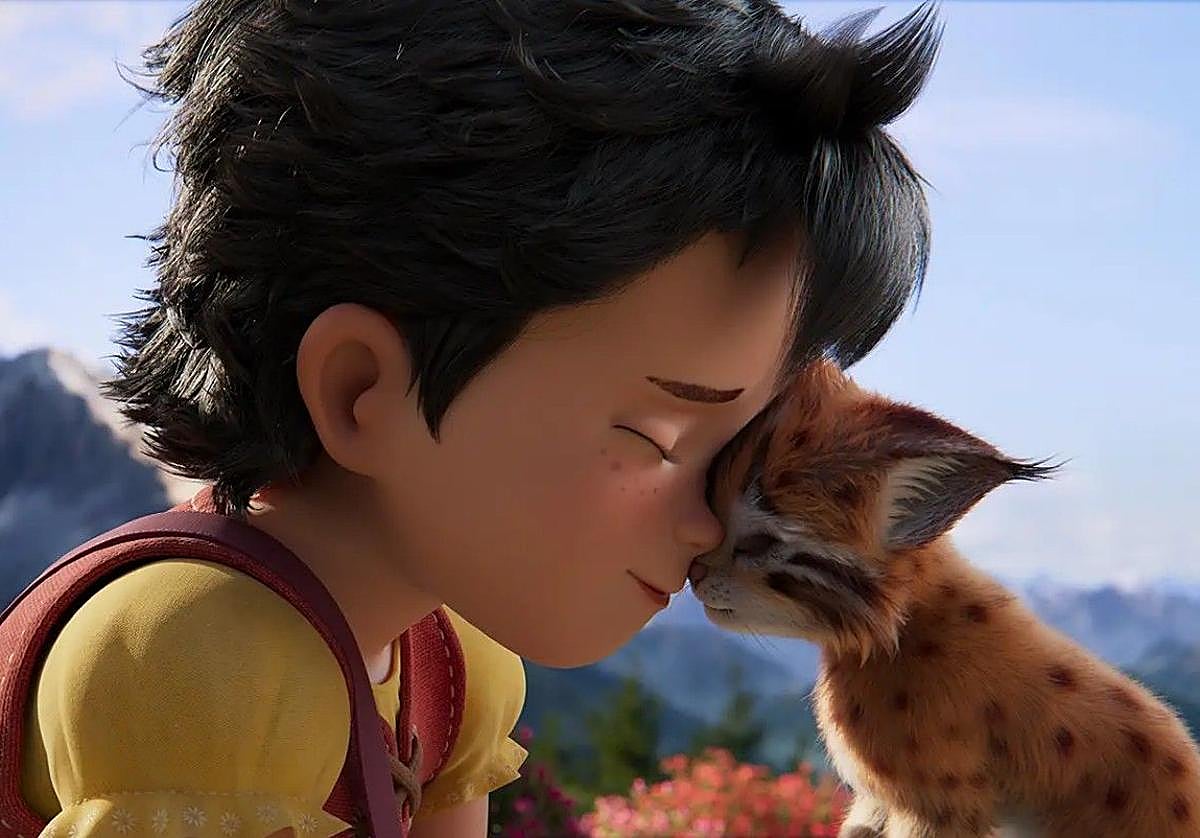 Una imagen de 'Heidi, el rescate del lince', que llega a los cines este viernes.