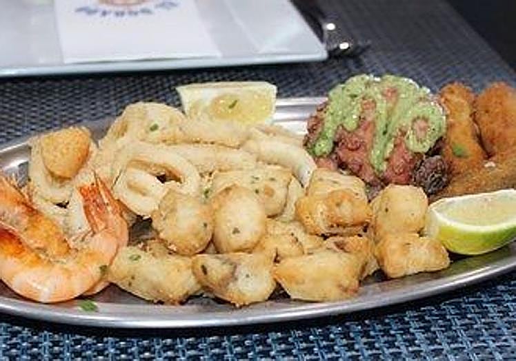 Fritura del restaurante «El Dorado».