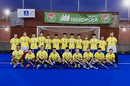 Equipo masculino de la UD Taburiente.