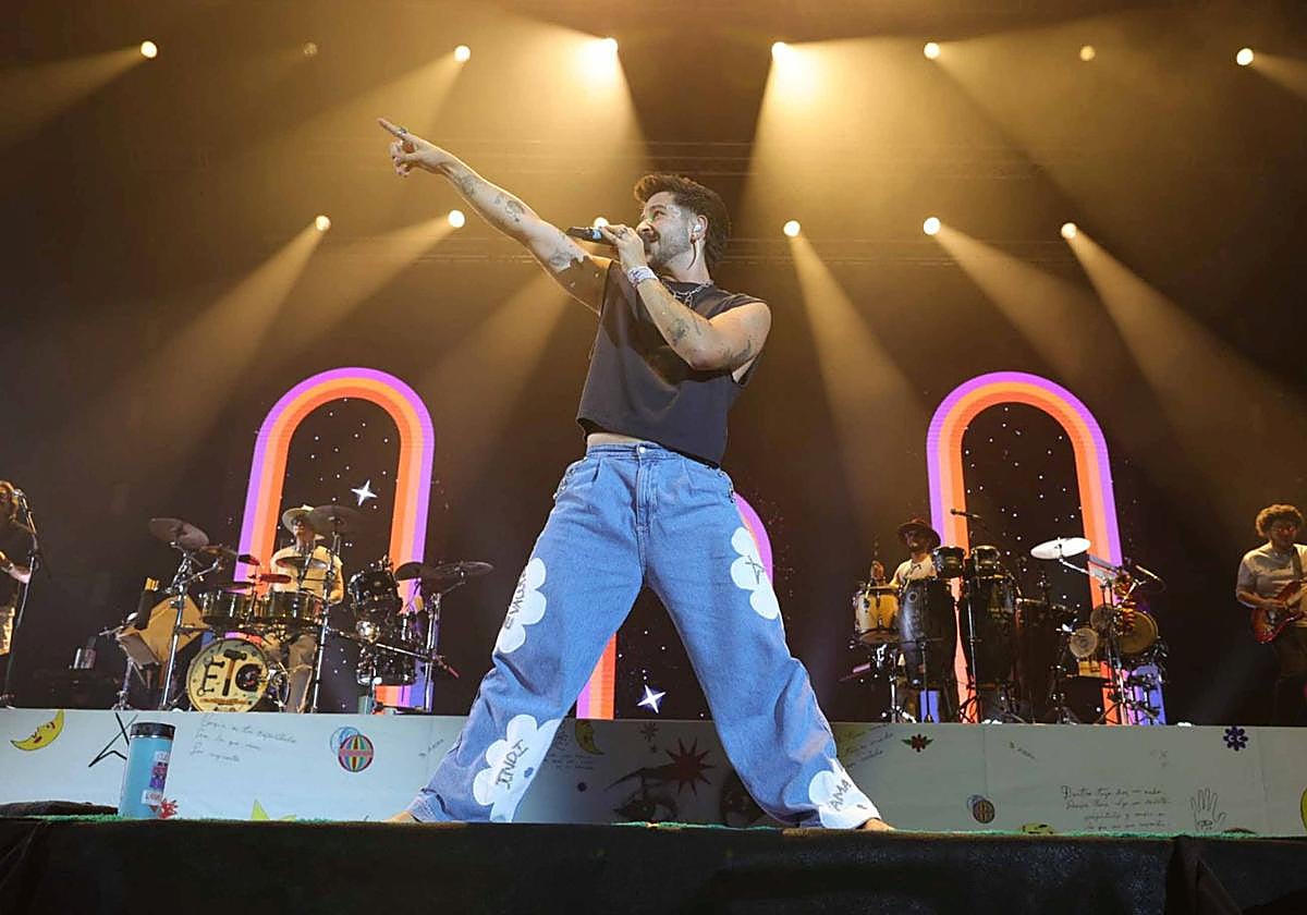 Uno de los momentos del concierto este viernes en el Gran Canaria Arena.