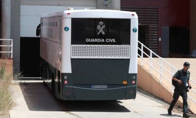 Furgón para trasladar a los presos.