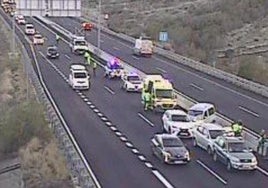Imagen del accidente.