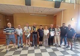 Ganadores del torneo de zango benéfico.