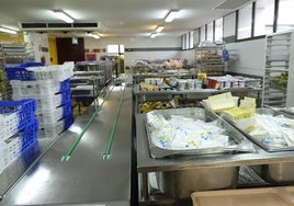 Imagen de archivo de la cocina del hospital Insular.