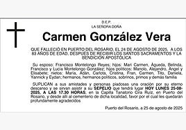 Carmen González Vera