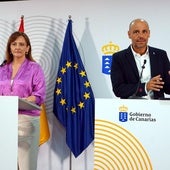 Nieves Lady Barreto (izquierda) y Alfonso Cabello (derecha) durante la rueda de prensa.