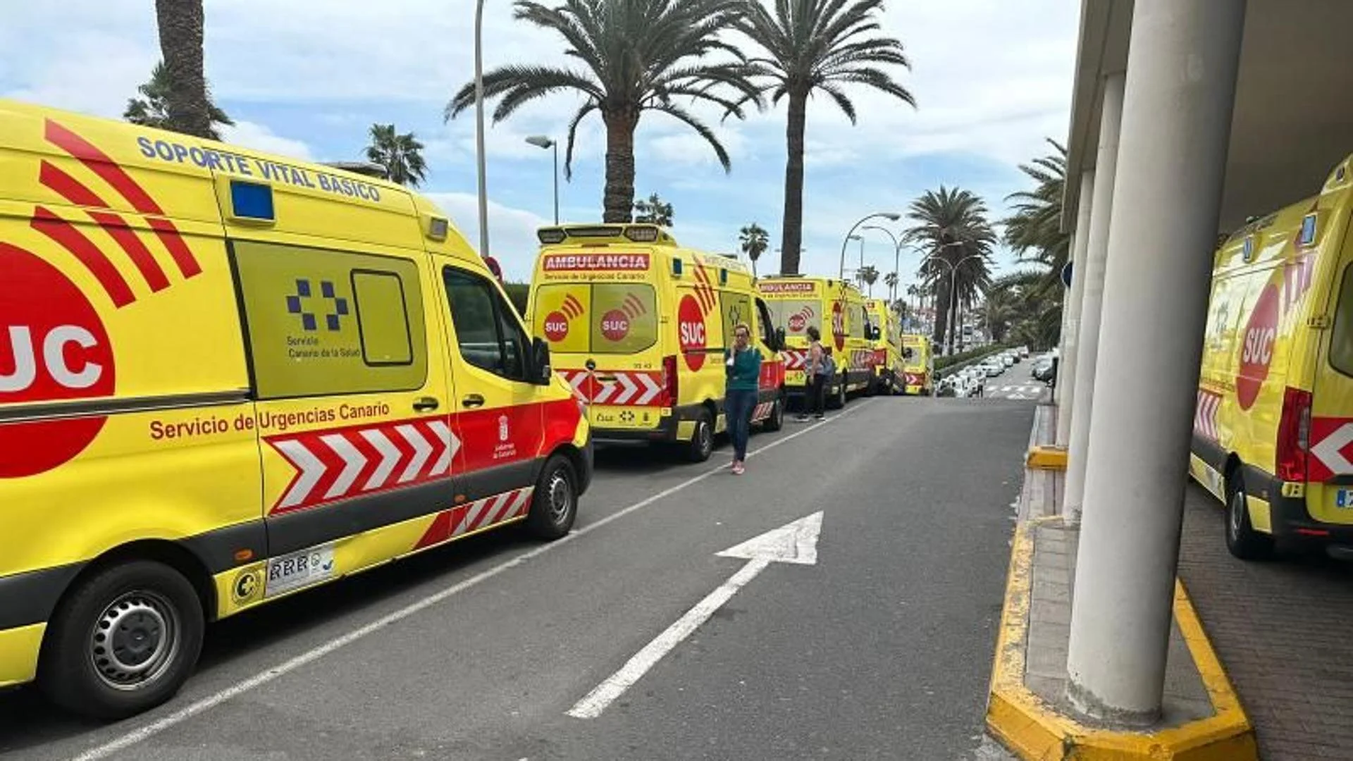 Imagen de archivo de ambulancias.