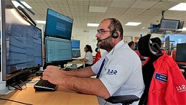 Imagen de recurso de la sala de atención del 112.