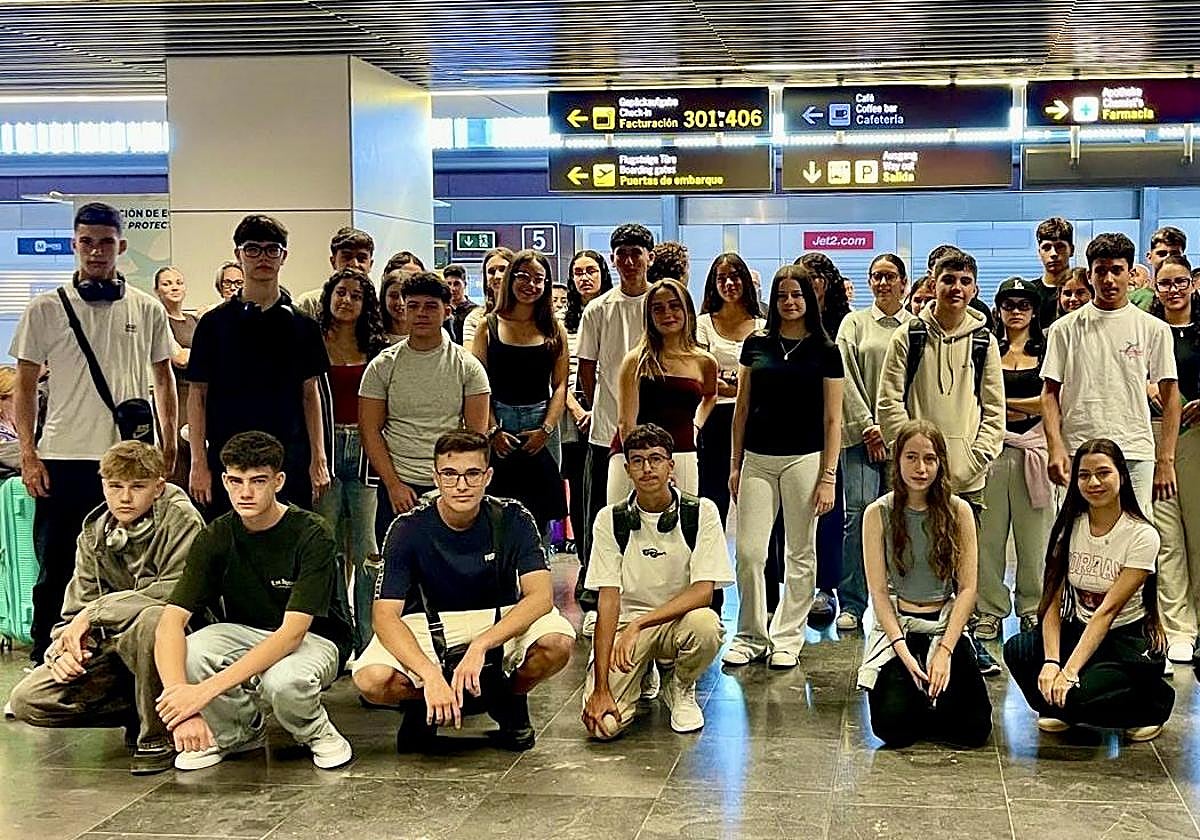 Jóvenes de 4º de ESO de Gran Canaria que viajaron a Irlanda con becas del Cabildo.