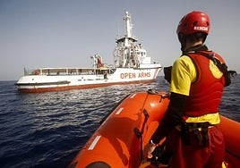 Imagen de un buque de Open Arms.