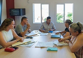 Reunión celebrada este miércoles para valorar los servicios sociales de San Bartolomé de Tirajana.