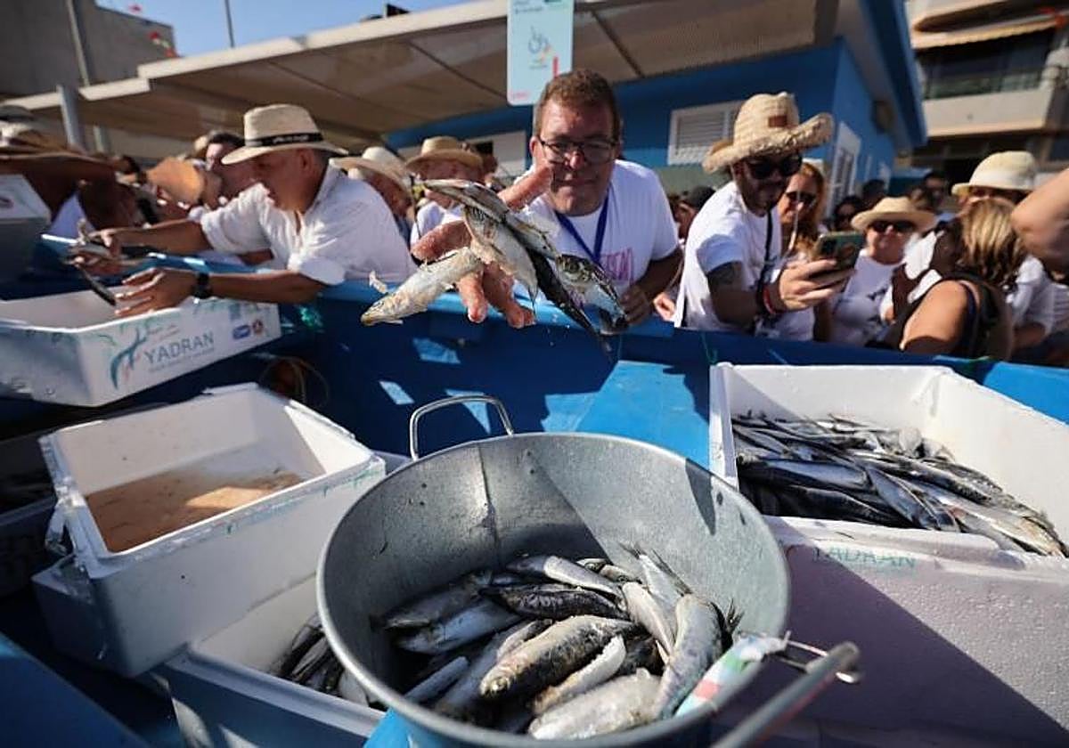 Imagen de archivo de la Vará del Pescao el pasado año.