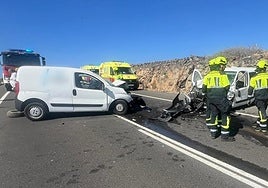 Imagen de la coalición de los vehículos en la GC-500.