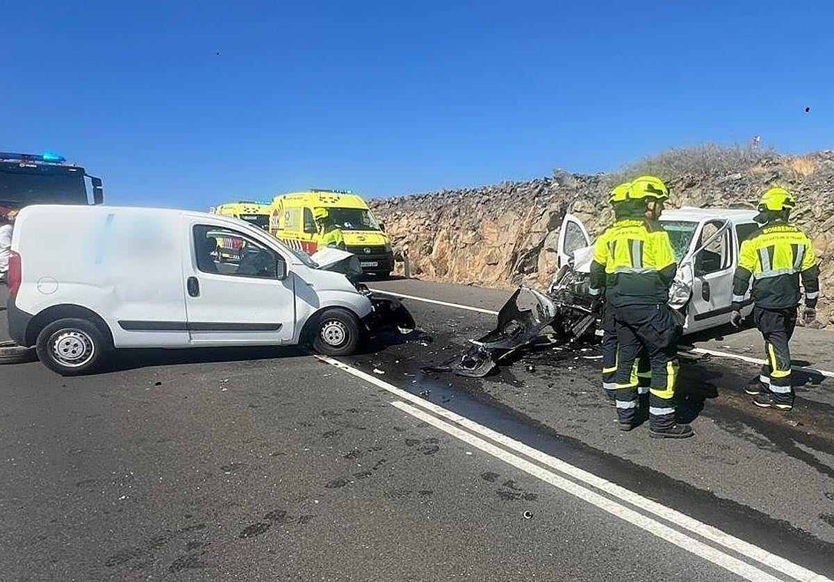 Imagen de la coalición de los vehículos en la GC-500.