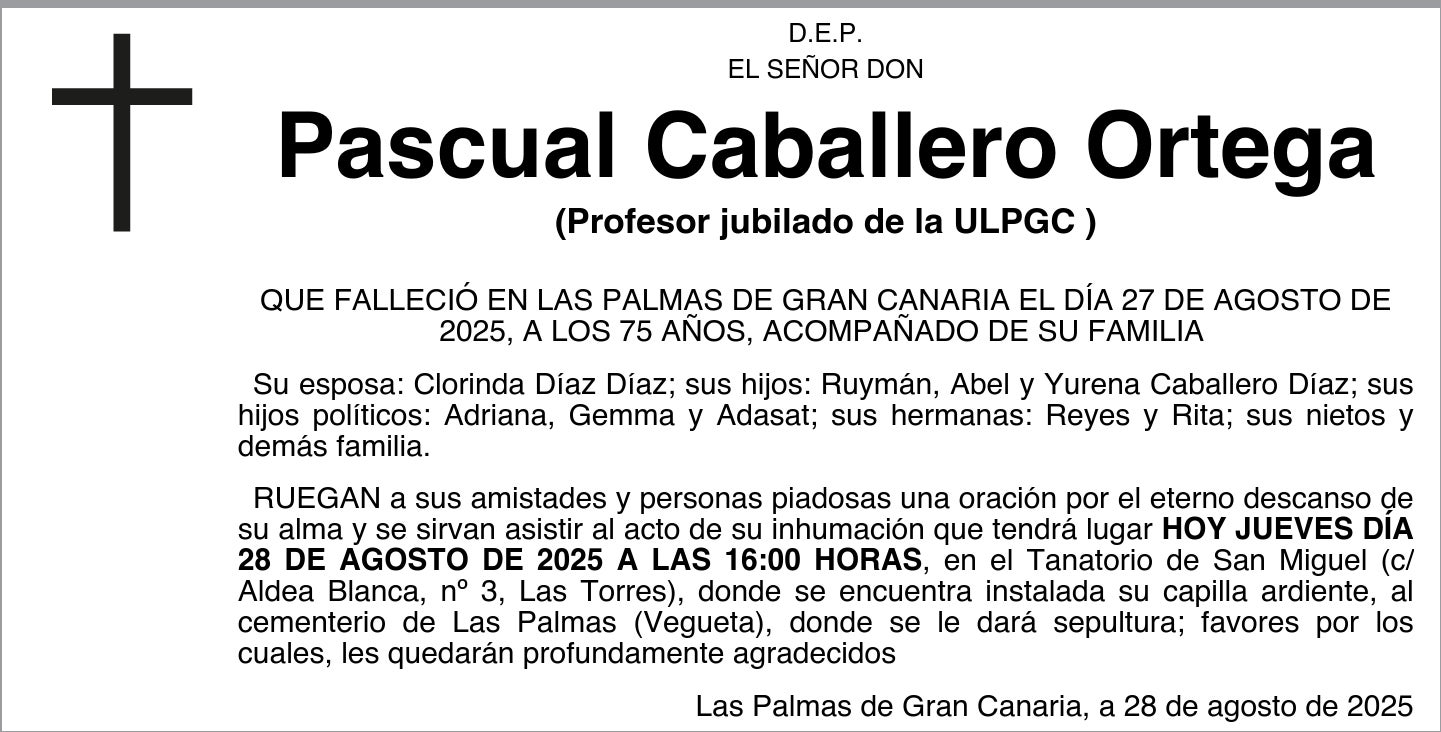 Pascual Caballero Ortega