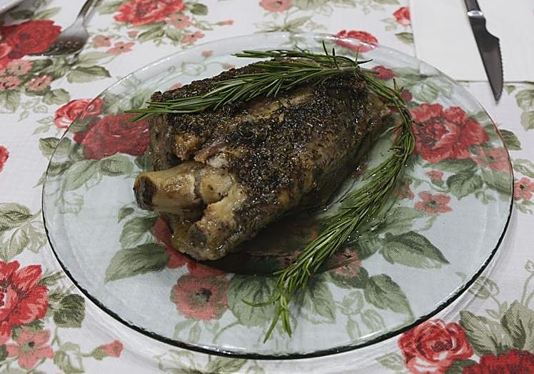 Paletilla de cordero.