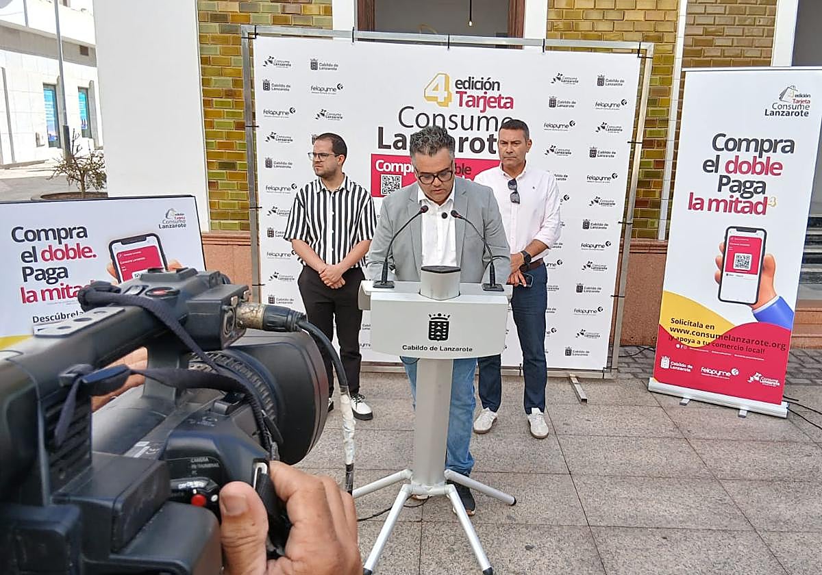 Presentación de la cuarta cita de Consume Lanzarote, en pleno centro de Arrecife.