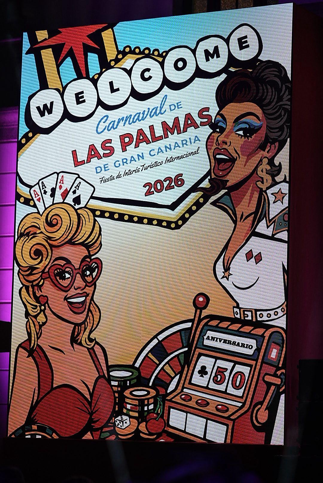 Gala de elección del cartel del carnaval de Las Palmas de Gran Canaria 2026