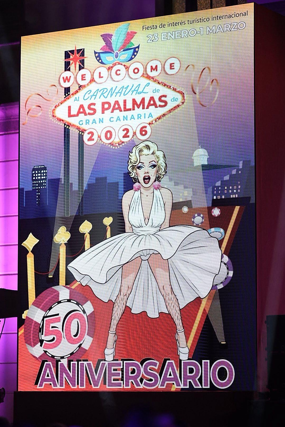 Gala de elección del cartel del carnaval de Las Palmas de Gran Canaria 2026