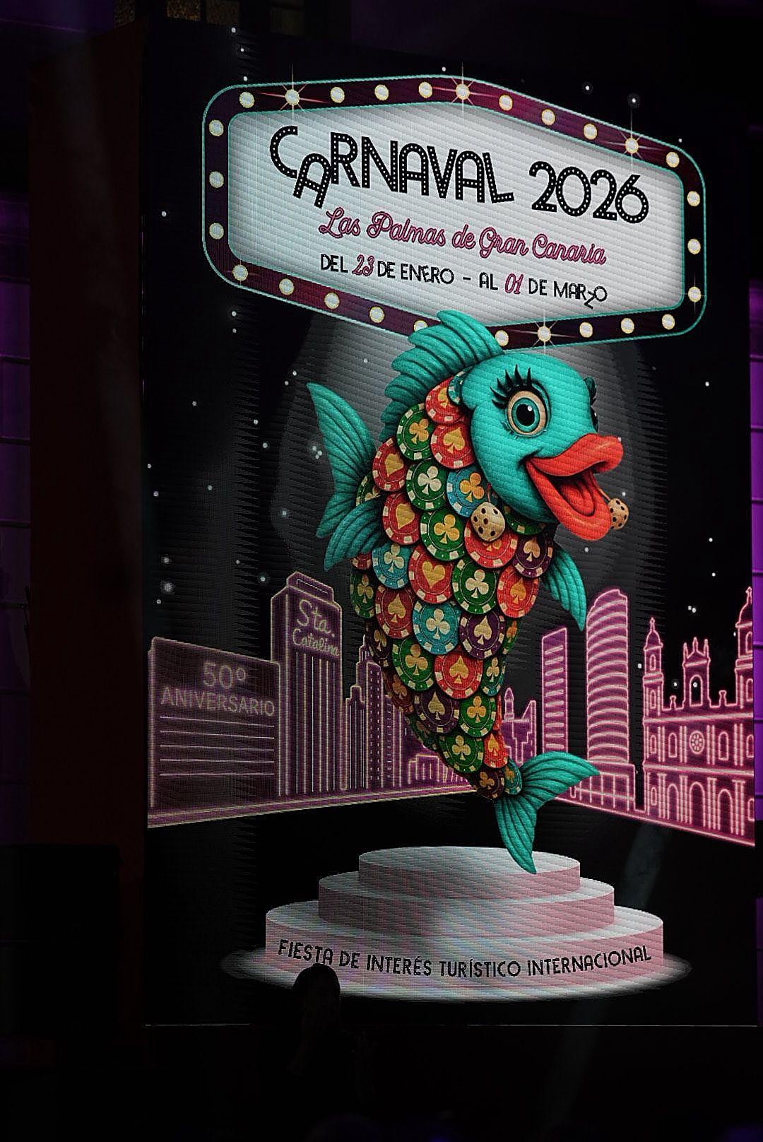 Gala de elección del cartel del carnaval de Las Palmas de Gran Canaria 2026